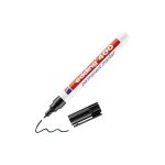 Marqueur permanent fin tous support blister de 1 noir - edding