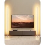Edishine 2pcs lampadaire sur pied salon led � intensit� variable en continu, lumi�re blanc chaud 3000k, ...