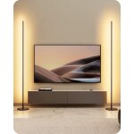 Edishine 2pcs lampadaire sur pied salon led � intensit� variable en continu, lumi�re blanc chaud 3000k, ...