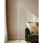 Edishine lampadaire sur pied salon led dimmable, 3000k blanc chaud, h146cm, interrupteur � pied, lampe ...