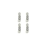 Edm - cornières de renfort an24 40x40x16mm en acier inoxydable (4 unités) Edm - cornières de renfort an24 40x40x16mm en acier inoxydable (4 unités)