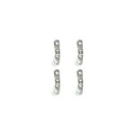 Edm - cornières de renfort an24 50x50x16mm en acier inoxydable (4 unités, vis comprises) Edm - cornières de renfort an24 50x50x16mm en acier inoxydable (4 unités, vis comprises)