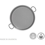 Edm - po�le � paella traditionnelle en acier puli �30cm (4 personnes). vaello