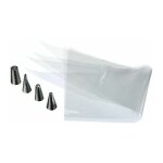 Edm - set de 20 poches à douille jetables + 4 douilles métal Edm - set de 20 poches à douille jetables + 4 douilles métal