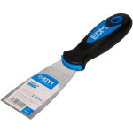 Edm - spatule professionnelle 50mm ? manche caoutchouc ? acier inox ?