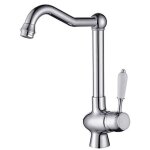 Rousseau cook robinet mitigeur cuisine chrom� design r�tro