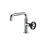 Edouard rousseau ? mitigeur de lavabo industriel bec mobile en laiton chrom� ? hauteur 200 mm ? a�rateur ...