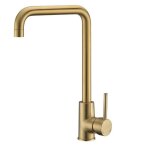 Edouard rousseau - rousseau robinet mitigeur de cuisine kiloo - sans douchette - laiton brosse