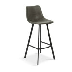 Tabouret de bar ozan pu gris Tabouret de bar ozan pu gris