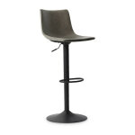 Tabouret de bar réglable trevi pu gris Tabouret de bar réglable trevi pu gris