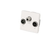 Prise tv + fm + sat efapel quadra & latina (45x45)