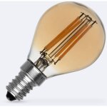 Efectoled - ampoule led filament e14 6w 720 lm p45 bougie no flicker 2200k super chaud