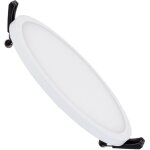 Efectoled - dalle led 20w ronde high lumen coupe � 160 mm 4000k blanc neutre