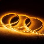 Efectoled - ruban led 12v smd 120 led / m 5m 10w / m 1000lm / m largeur 8mm coupe 2. 5cm ip20 2200k super ...