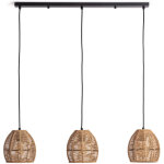 Efectoled - suspension papier tress� mahali 3 spots iluzzia naturel