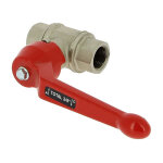 Vanne laiton plate acs passage int�gral pn40 1 / 4 tour femelle - femelle 3 / 8