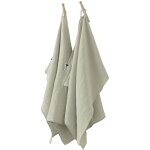 L'effet papillon - lot de 2 essuie - mains gaze de coton 50 x 70 cm vert d'eau vert L'effet papillon - lot de 2 essuie - mains gaze de coton 50 x 70 cm vert d'eau vert