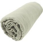 L'effet papillon - drap housse double gaze de coton vert d'eau ? 140 x 190 cm ? bonnet 30 cm