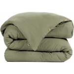 L'effet papillon - housse de couette gaze de coton 200x200 cm gaia vert romarin