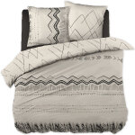 L'effet papillon - parure de couette 100% coton 57 fils 260 x 240 cm berbere