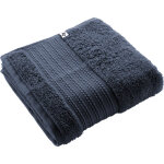 L'effet papillon - serviette de toilette garance coton bio 600 g / m� 50x90 bleu