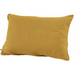 L'effet papillon - taie d'oreiller gaze de coton 50x70 cm gaia coloris jaune safran