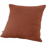 L'effet papillon - taie d'oreiller gaze de coton 60x60 gaia coloris rouge terracotta