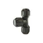 Raccord pe compression t� �gal 90� �25 mm ? r�sistant aux acides et alcalins ? pression maximale 16 bars ...