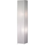 Eglo - lampadaire design, lampadaire papier bamboo blanc en papier, trio