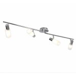 Eglo - plafonnier spot lampe salon barre de verre lumineuse pivotante 90725