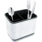�gouttoir � couverts 3 compartiments avec plateau d'�gouttage, pour couteaux, fourchettes, cuill�res, ...