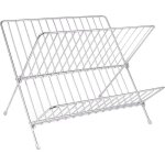 Egouttoir vaisselle. �gouttoirs pliables en forme de x � deux niveaux de grande capacit� en acier inoxydable ...