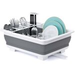 �gouttoir � vaisselle pliable avec porte - ustensile - parfait pour les propri�taires ou le camping, ...