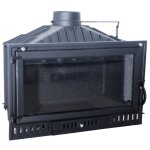 Eider biomasa insert mural ? hogar 90 fonte noire - 15 kw - 310 m - classe a