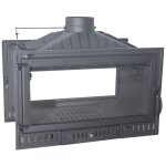 Eider biomasa pole  bois - 12, 7 kw - modle hogar iron 90 2 face - jusqu' 337 m - h. 67 x l. 90 ...