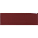 Eiffel art construction - carrelage sol / mur briquette rectangulaire uni rouge brillant 5x15 cm f�rgblock ...