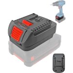 Ein18bs adaptateur de batterie convertisseur pour batterie einhell 18 v power x - change vers bosch profession ...