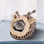 Einemgeld - panier pour cochons d'inde adulte et bb en peluche avec coussin amovible ultra doux et ...