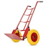 Einfeben 480 / 400 - 8 roue de brouette en pu avec pneumatiques roue de secours avec axe axe  390 mm ...
