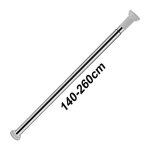 Einfeben - barre à tension de douche tringle à rideaux sans perçage tige barre inox téléscopique 140 ... Einfeben - barre à tension de douche tringle à rideaux sans perçage tige barre inox téléscopique 140 ...