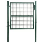 Randaco - einfeben portillon de jardin 150 x 100 cm avec serrure maille mtallique - vert