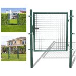 Swanew - einfeben portillon de jardin grillag, en acier galvanis, clture avec serrure, porte 100 x ...