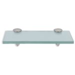 Einfeben - tagère murale verre, tablette en verre de salle de bain 30 x 10 cm 8 mm givré Einfeben - tagère murale verre, tablette en verre de salle de bain 30 x 10 cm 8 mm givré