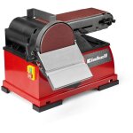 Einhell ponceuse stationnaire � bande et � disque te - us 400 (400 w, plateau de pon�age � 150 mm, bande ...