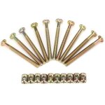 Ej. life - lot de 10 vis m6 en acier au carbone de 70 mm pour meubles, fixations à came avec cheville ... Ej. life - lot de 10 vis m6 en acier au carbone de 70 mm pour meubles, fixations à came avec cheville ...