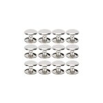 Ej. life - lot de 200 rivets tubulaires en mtal  double tte pour cuir, rparation, sacs, ceintures, ...