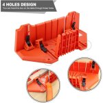 Ej. life bo�te � onglets de serrage 35, 6 cm - pour scie � main et coupe du bois - pince int�gr�e - plastique ...