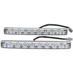 Feux diurne auto, feux diurnes pour voitures feux diurnes pour voitures phares avant / phares 2pcs blanc ...