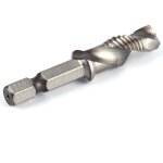 Foret taraudeur m10, foret � queue hexagonale 1 / 4' hss pour tarauder dans le bois, le plastique et ...