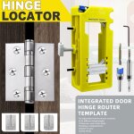Ej. life - gabarit de charnire de porte, outillage, modle de charnire de porte, mortaiser pour charnire ...